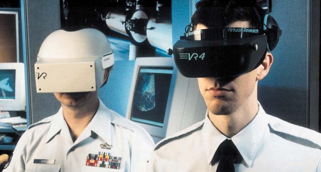 Virtual Reality in Business: What Does the Future Hold? - image - Men wearing VR headsets